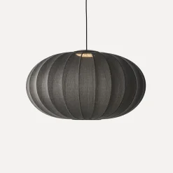 - Pendel - Knit-Wit 76 Oval Pendant LED - Black*Made by Hand Outlet