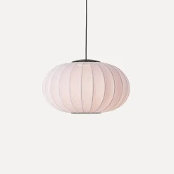 - Pendel - Knit-Wit 57 Oval Pendant LED - Light Pink*Made by Hand Clearance