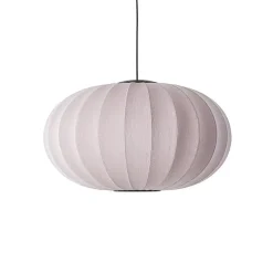 - Pendel - Knit-Wit 76 Oval Pendant LED - Light Pink*Made by Hand New