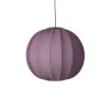 - Pendellampe - Knit-Wit 60 Round Pendant LED - Burgundy^Made by Hand Online