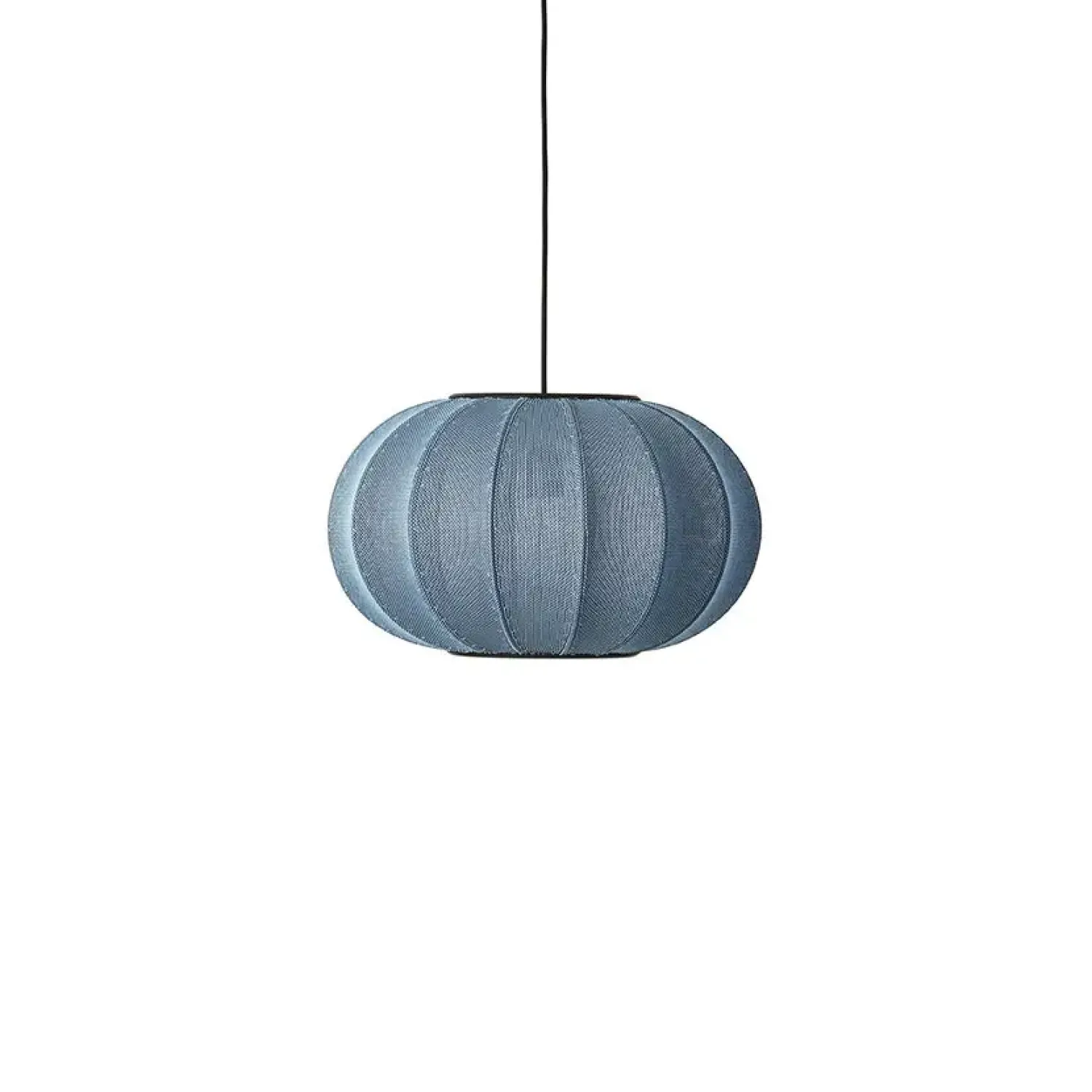 - Pendellampe - Knit-Wit 45 Oval Pendant - Blue Stone*Made by Hand Hot