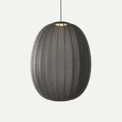 - Pendellampe - Knit-Wit 65 High Oval Pendant LED - Black^Made by Hand Sale