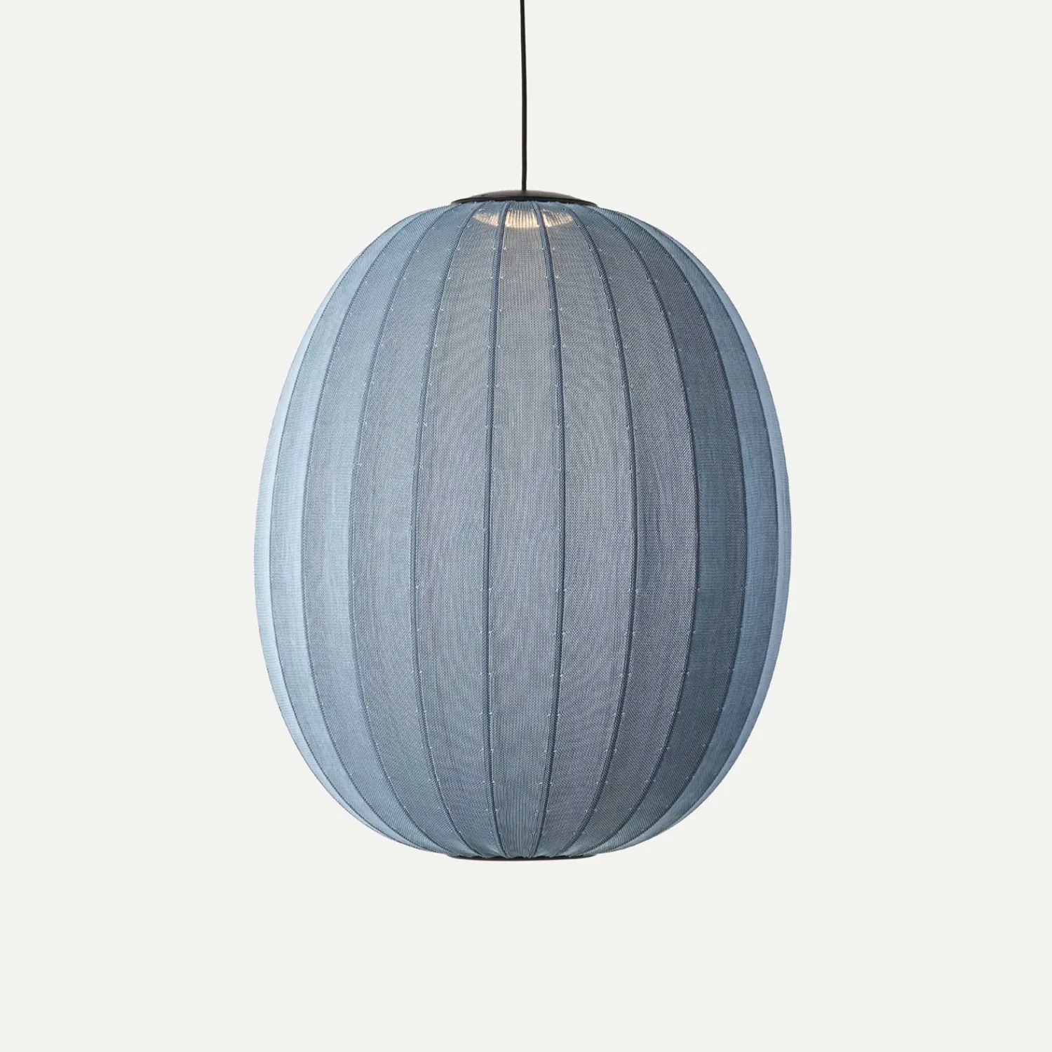 - Pendellampe - Knit-Wit 65 High Oval Pendant LED - Blue Stone*Made by Hand Hot