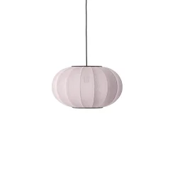- Pendellampe - Knit-Wit 45 Oval Pendant - Light Pink^Made by Hand
