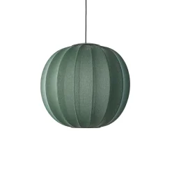 - Pendellampe - Knit-Wit 60 Round Pendant LED - Tweed Green^Made by Hand Online