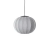 - Pendellampe - Knit-Wit 45 Round Pendant LED - Silver^Made by Hand Sale