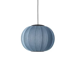 - Pendellampe - Knit-Wit 45 Round Pendant LED - Blue Stone^Made by Hand Sale