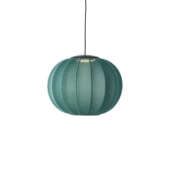 - Pendellampe - Knit-Wit 45 Round Pendant LED - Seagrass^Made by Hand