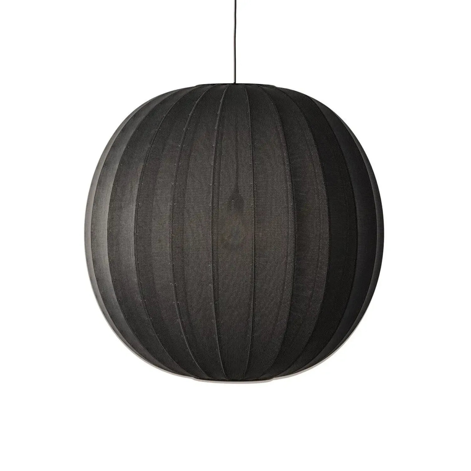 - Pendellamper - Knit-Wit 75 Round Pendant - Black*Made by Hand Online