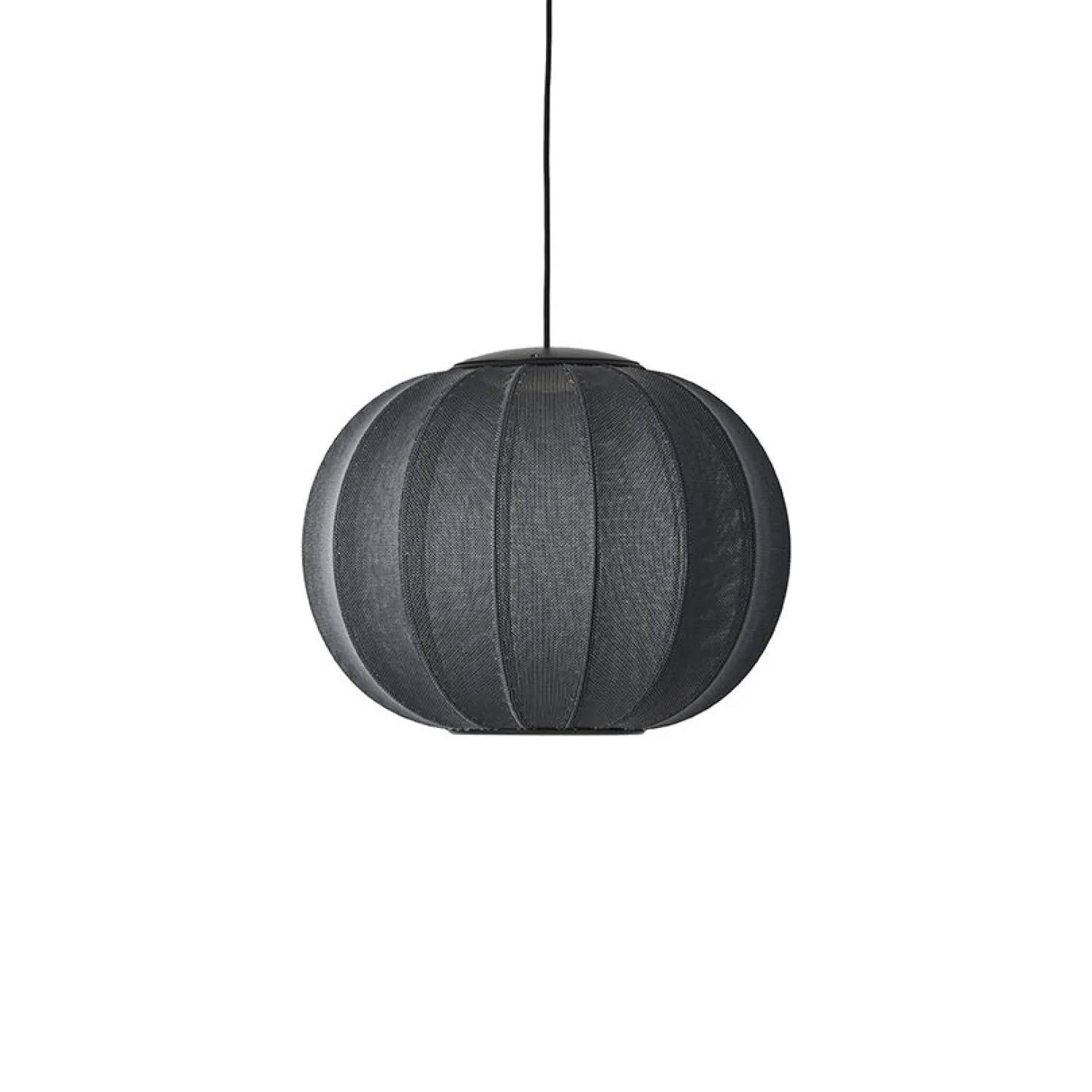 - Pendellampe - Knit-Wit 45 Round Pendant LED - Black^Made by Hand Clearance