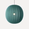 - Pendellampe - Knit-Wit 75 Round Pendant - Seagrass*Made by Hand Online