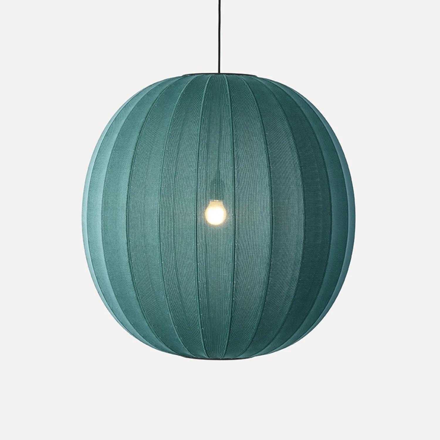 - Pendellampe - Knit-Wit 75 Round Pendant - Seagrass*Made by Hand Online
