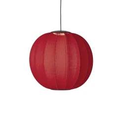 - Pendellampe - Knit-Wit 60 Round Pendant LED - Maple Red^Made by Hand Clearance