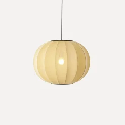 - Pendellampe - Knit-Wit 45 Round Pendant - Sunrise^Made by Hand