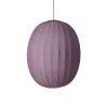 - Pendellampe - Knit-Wit 65 High Oval Pendant LED - Burgundy^Made by Hand Best