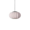 - Pendellampe - Knit-Wit 45 Oval Pendant LED - Light Pink^Made by Hand Outlet