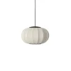 - Pendellampe - Knit-Wit 45 Oval Pendant LED - Pearl White*Made by Hand Discount