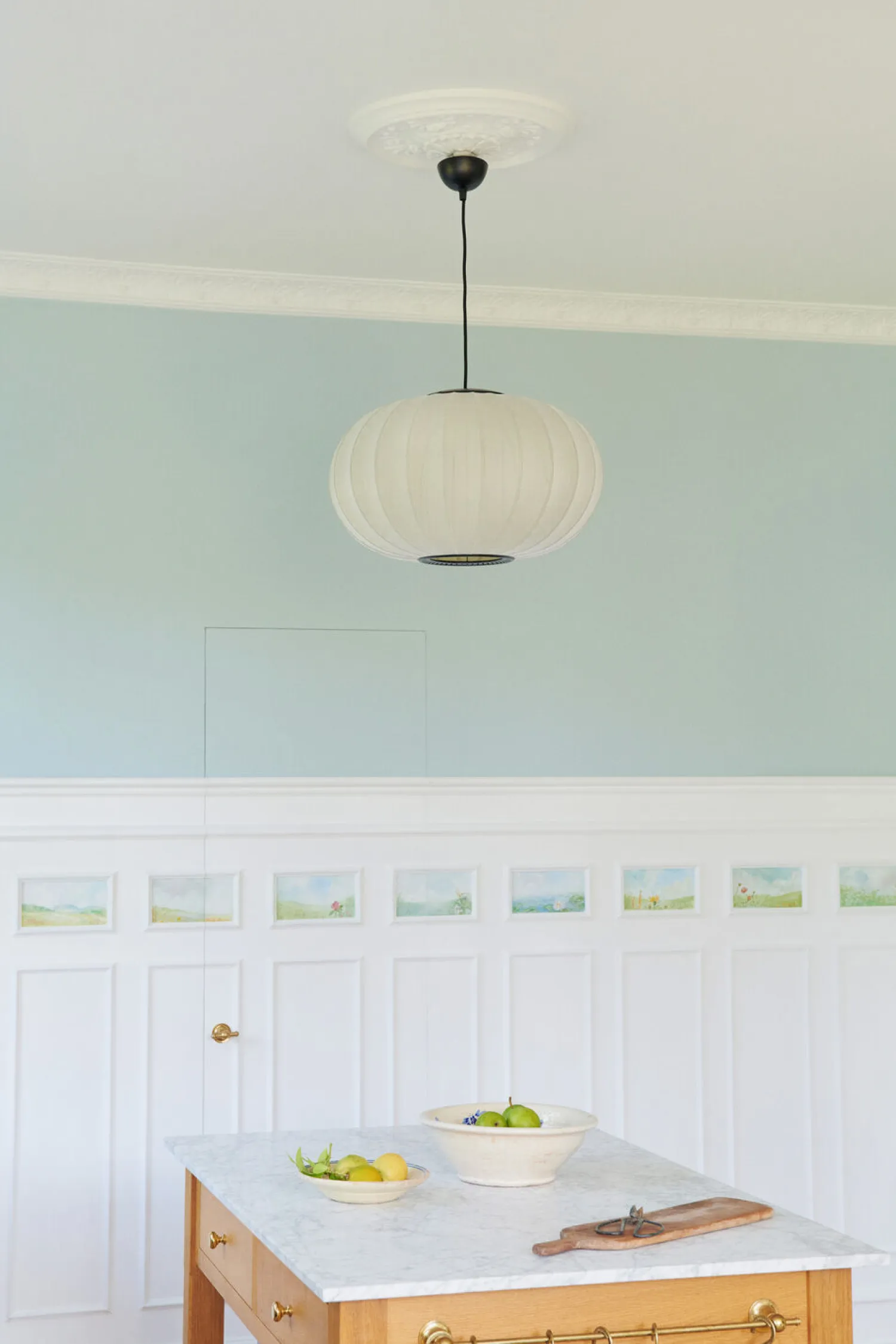 - Pendellampe - Knit-Wit 45 Oval Pendant LED - Pearl White*Made by Hand Discount