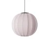 - Pendellampe - Knit-Wit 60 Round Pendant LED - Light Pink^Made by Hand Best