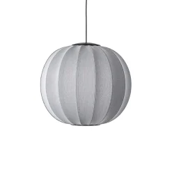 - Pendellampe - Knit-Wit 60 Round Pendant LED - Silver^Made by Hand Outlet