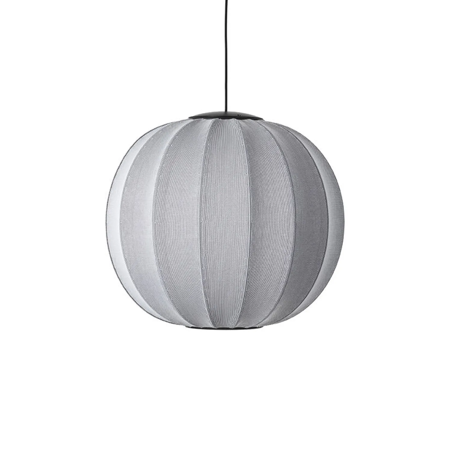 - Pendellampe - Knit-Wit 60 Round Pendant LED - Silver^Made by Hand Outlet