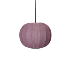 - Pendellampe - Knit-Wit 45 Round Pendant - Burgundy^Made by Hand Online