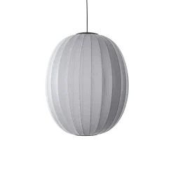 - Pendellampe - Knit-Wit 65 High Oval Pendant LED - Silver^Made by Hand Hot