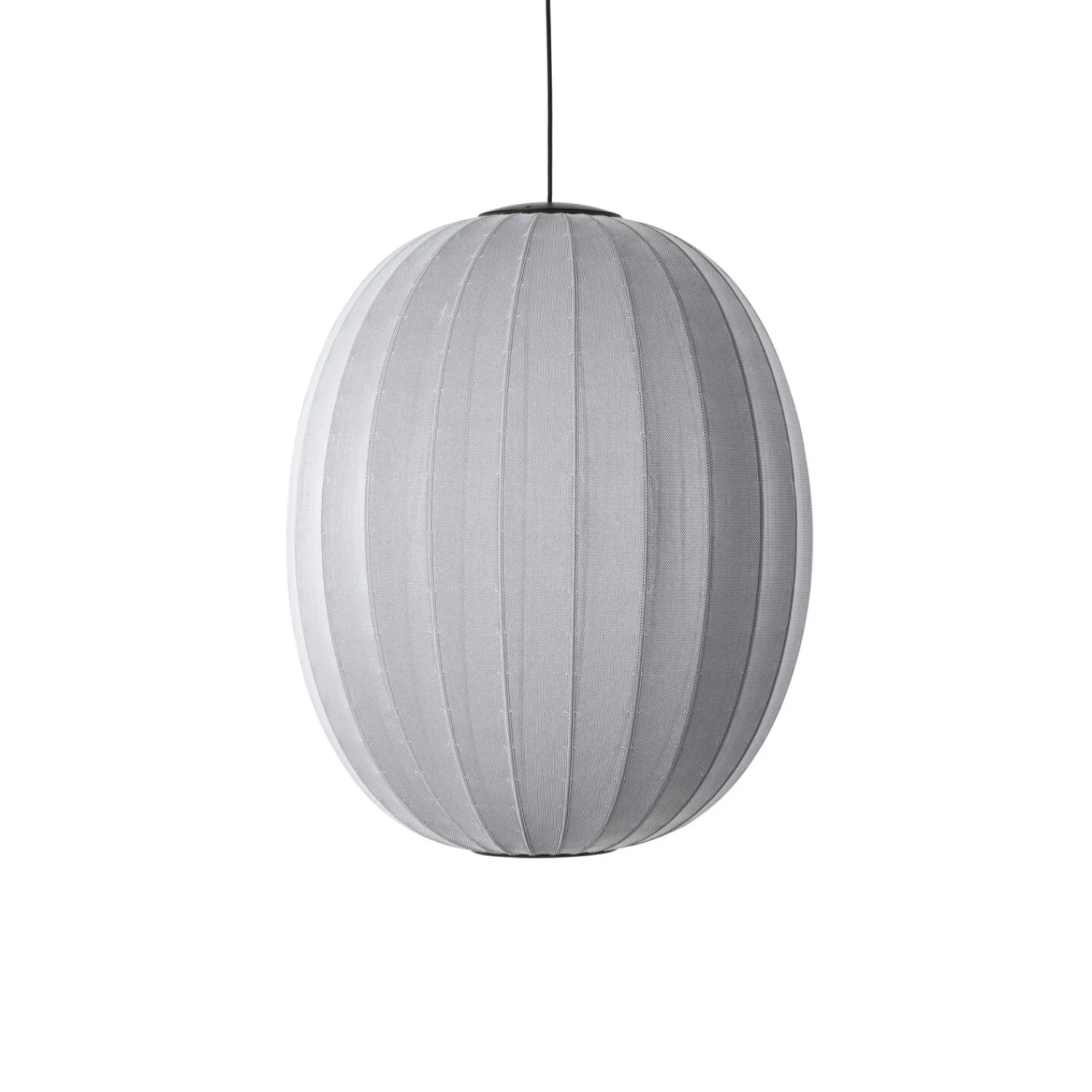 - Pendellampe - Knit-Wit 65 High Oval Pendant LED - Silver^Made by Hand Hot