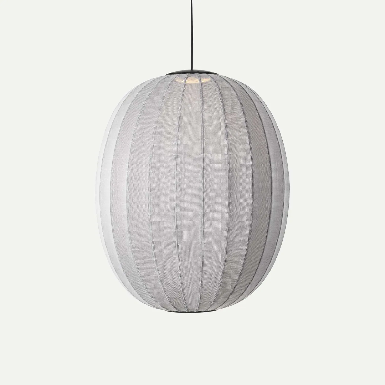 - Pendellampe - Knit-Wit 65 High Oval Pendant LED - Silver^Made by Hand Hot