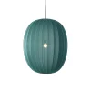 - Pendellampe - Knit-Wit 65 High Oval Pendant - Seagrass*Made by Hand Clearance