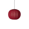 - Pendellampe - Knit-Wit 45 Round Pendant LED - Maple Red^Made by Hand Discount