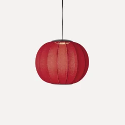 - Pendellampe - Knit-Wit 45 Round Pendant LED - Maple Red^Made by Hand Discount