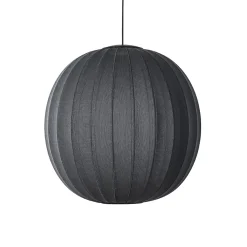 - Pendellampe - Knit-Wit 75 Round Pendant LED - Black^Made by Hand Outlet