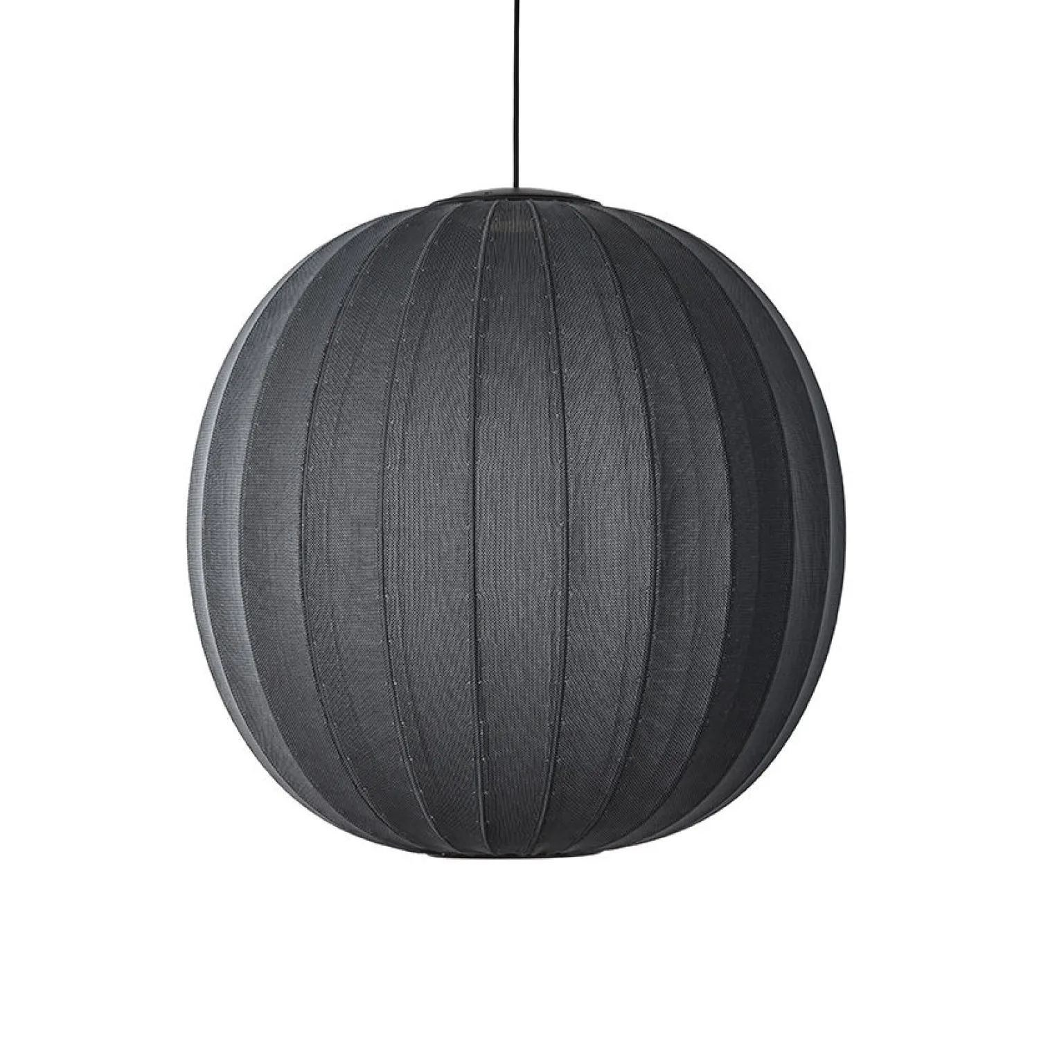 - Pendellampe - Knit-Wit 75 Round Pendant LED - Black^Made by Hand Outlet