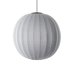 - Pendellampe - Knit-Wit 75 Round Pendant LED - Silver*Made by Hand New