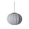 - Pendellampe - Knit-Wit 45 Round Pendant LED - Anniversary Glitter Silver^Made by Hand Hot