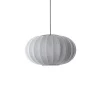 - Pendellampe - Knit-Wit 57 Oval Pendant - Silver*Made by Hand Online