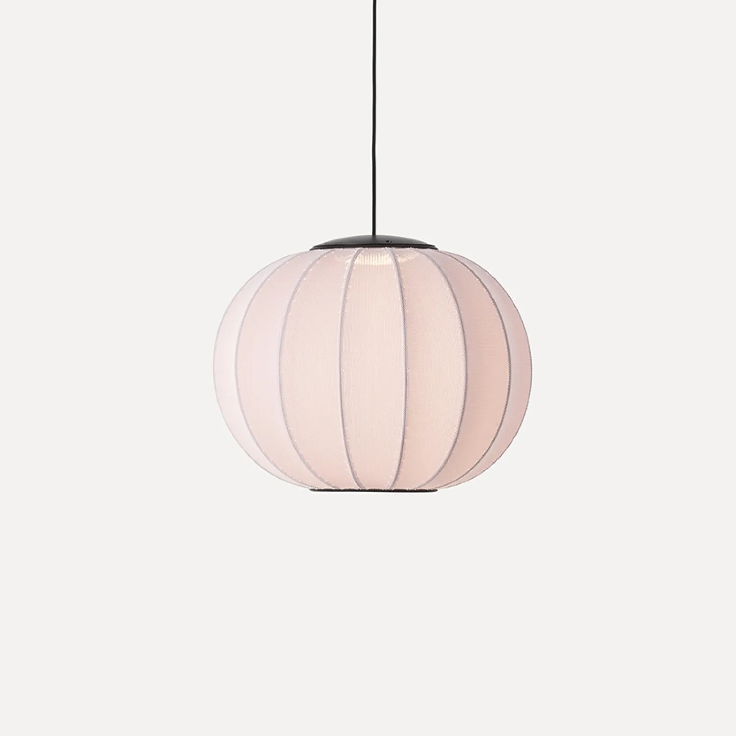 - Pendellampe - Knit-Wit 45 Round Pendant LED - Light Pink^Made by Hand Hot