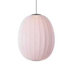 - Pendellampe - Knit-Wit 65 High Oval Pendant LED - Light Pink*Made by Hand
