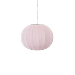 - Pendellampe - Knit-Wit 45 Round Pendant - Light Pink^Made by Hand Clearance