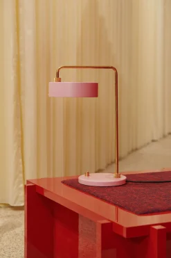 - Petite Machine Table Lamp - Light Pink^Made by Hand Hot