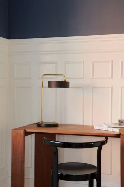 - Petite Machine Table Lamp - Deep Black^Made by Hand New