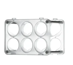 - Bottle vinreol - Klar med frostet look - Mål 36x25x22 cm^Magis New