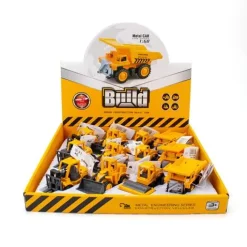 - Arbejdsbiler med pull-back, lille, assorteret model, pris er for 1 stk.*Magni Best