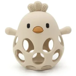 - Bidebold med ælling i LFGB silikone, beige^Magni Clearance