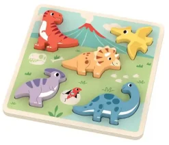 - Dino puslespil, lille, FSC 100%*Magni New