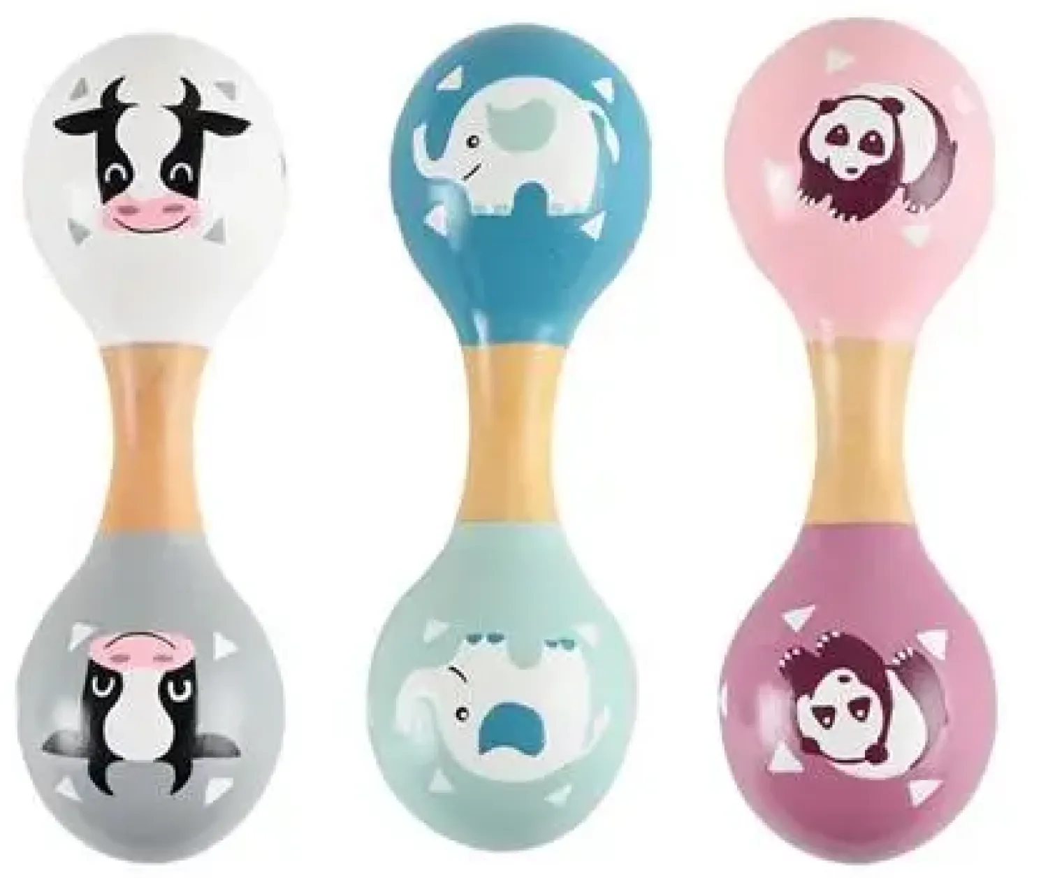 - Dobbelt maracas med elefant, blå*Magni Sale