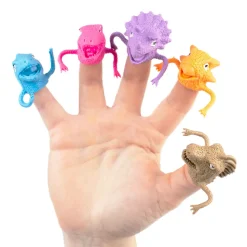 - Fingerdukke med dino - assorteret farve, pris er for 1 stk.*Magni Best