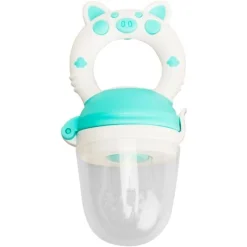 - Food feeder (mad sut) i gennemsigtig og blå, blødt greb. LFBG godkendt*Magni Outlet