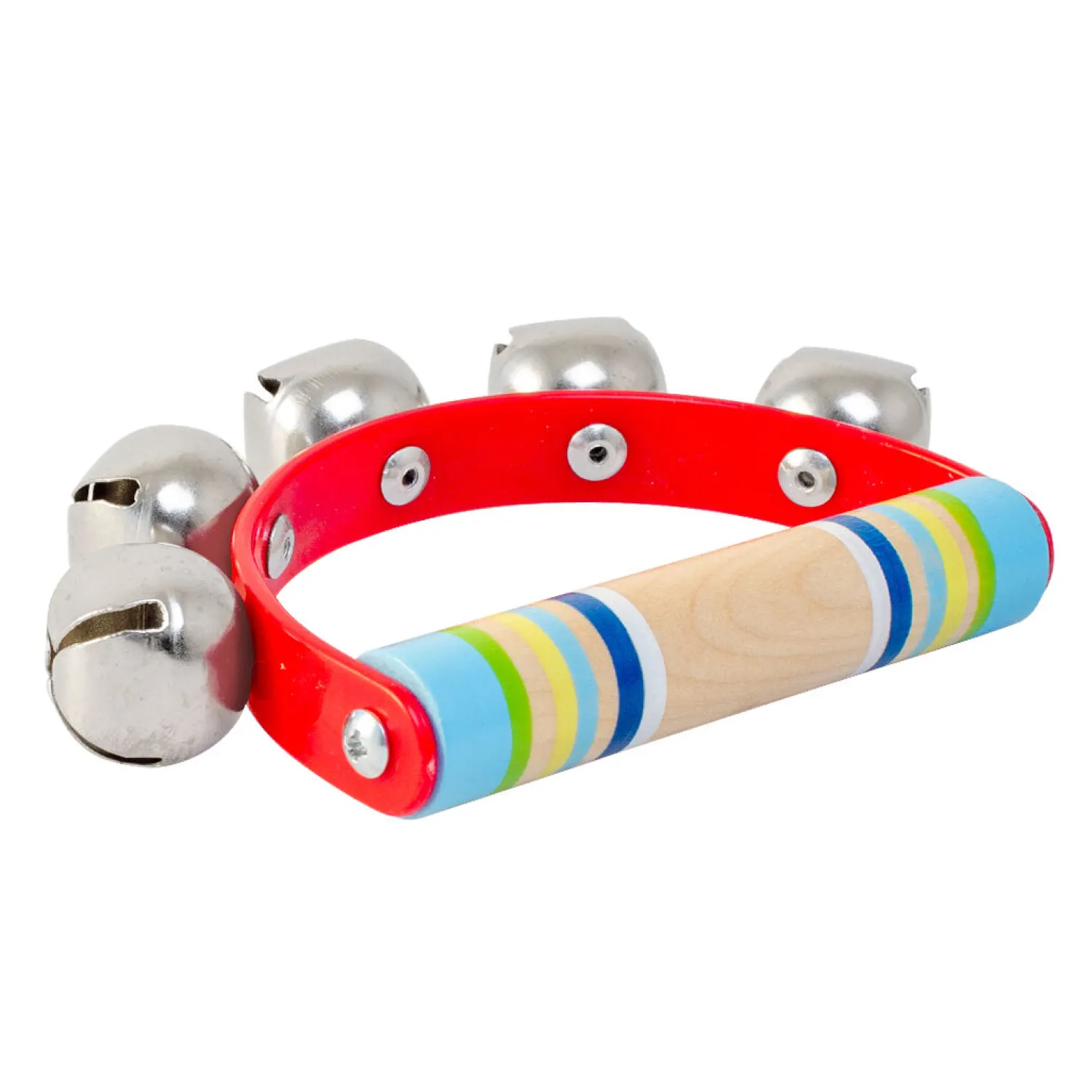 - Håndklokker med striber, assorteret farve, pris 1 stk.^Magni Outlet